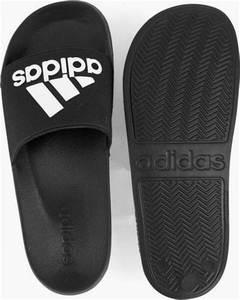 adidas badslippers adilette shower zwart wit|adidas Performance ADILETTE SHOWER .